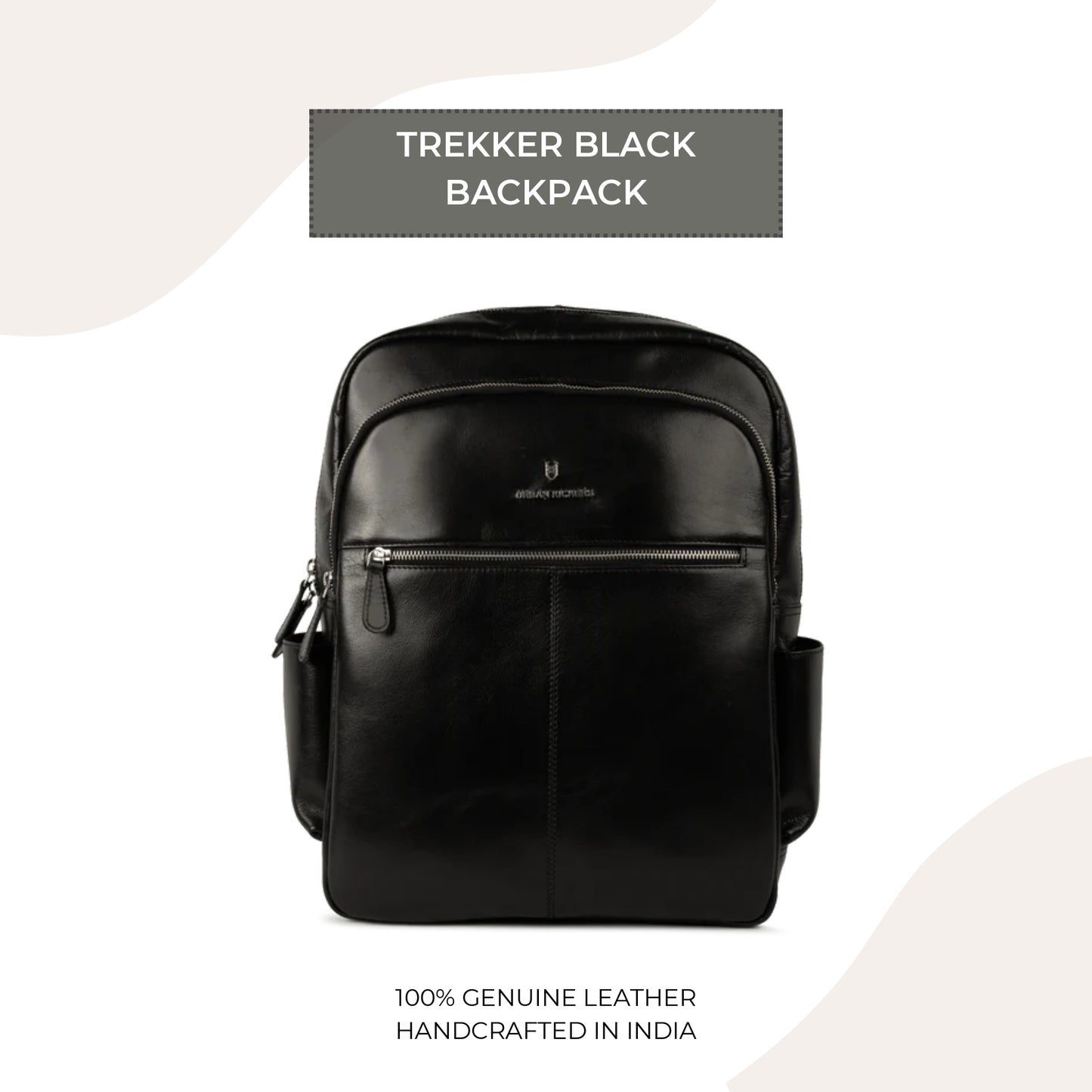 Trekker Black Backpack