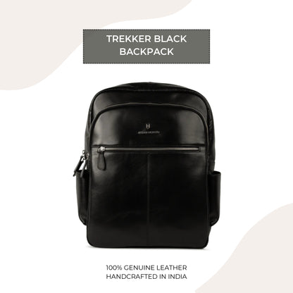 Trekker Black Backpack