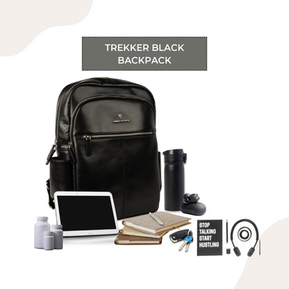Trekker Black Backpack