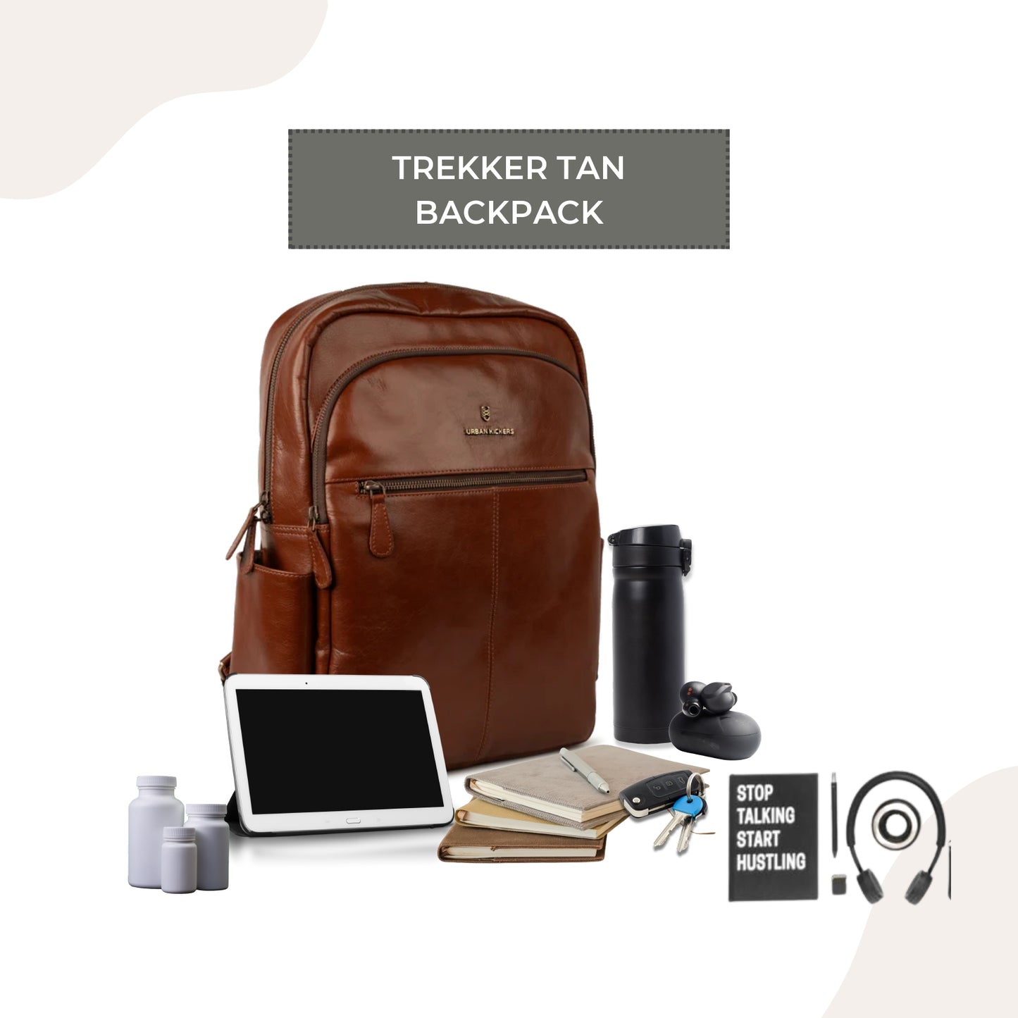 Trekker Tan Backpack