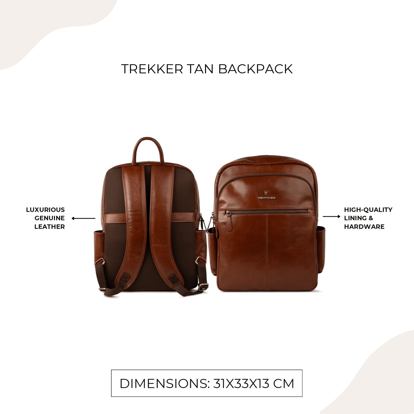 Trekker Tan Backpack