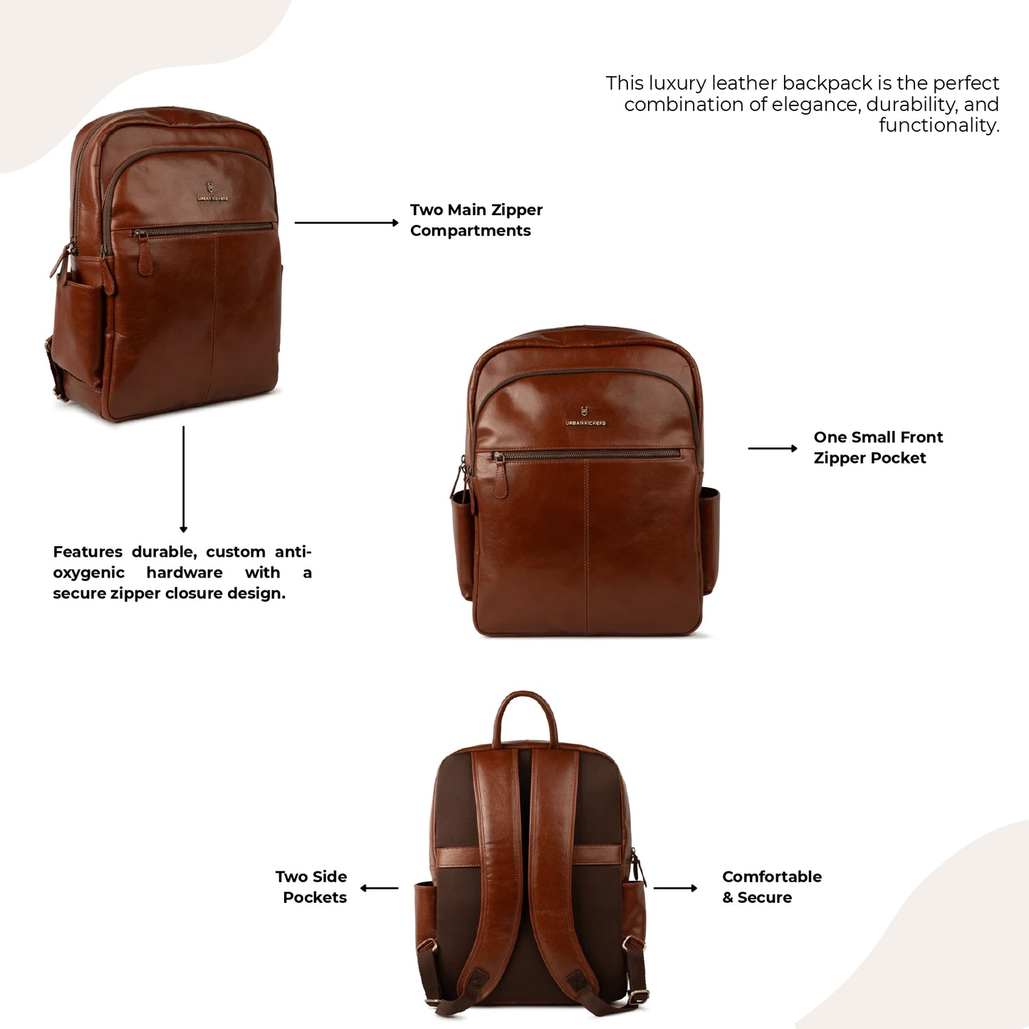 Trekker Tan Backpack