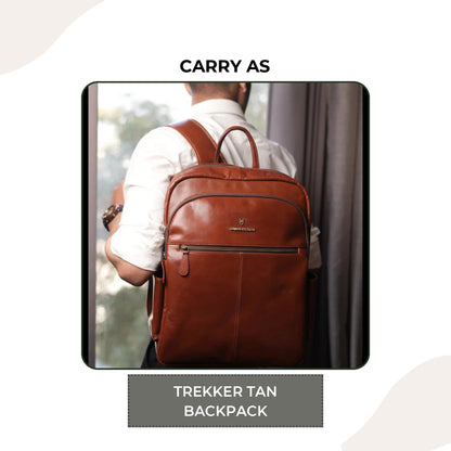 Trekker Tan Backpack