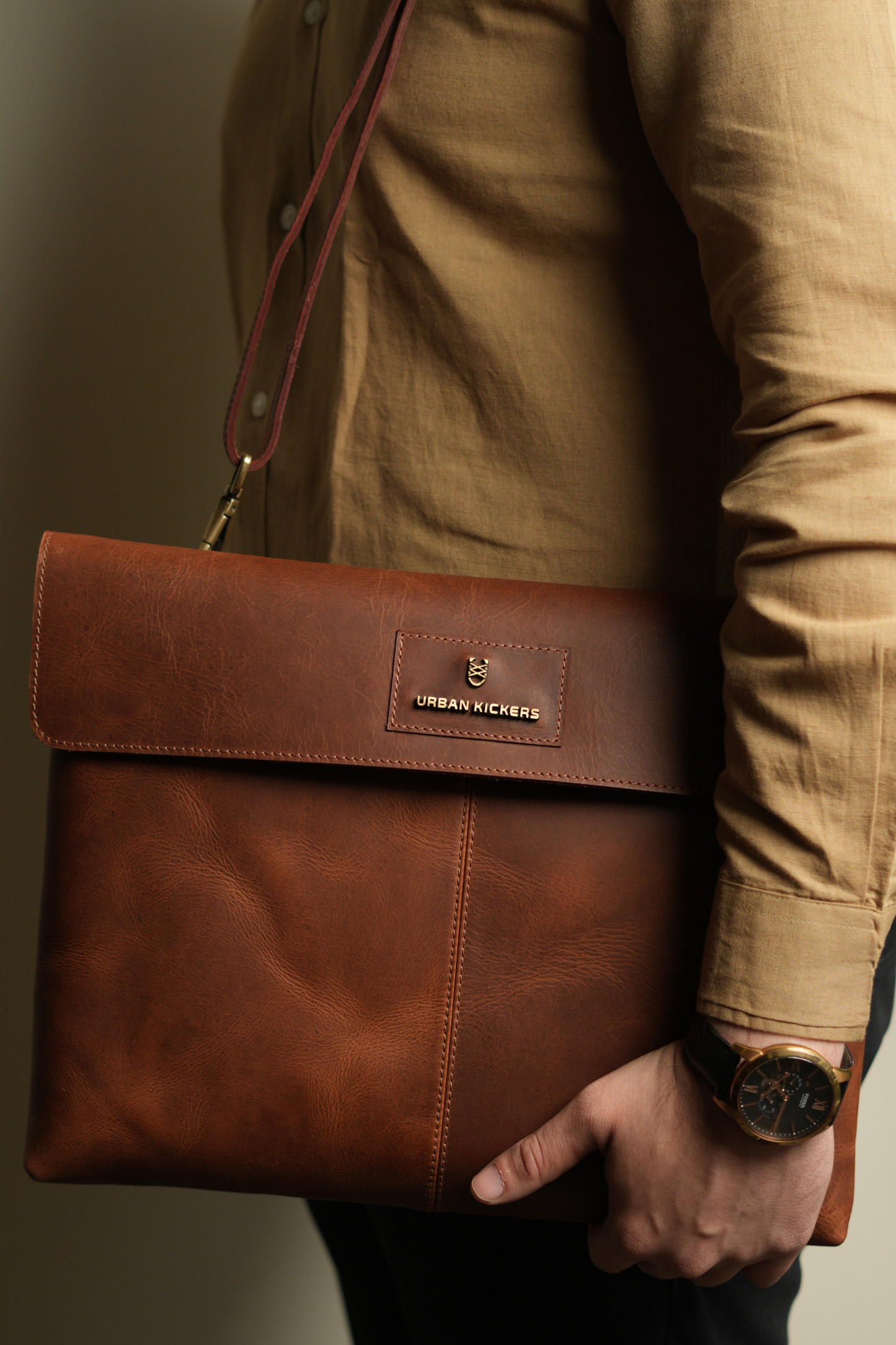 Glide Wrap Tan Laptop Sleeve