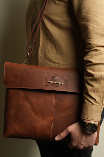 Glide Wrap Tan Laptop Sleeve
