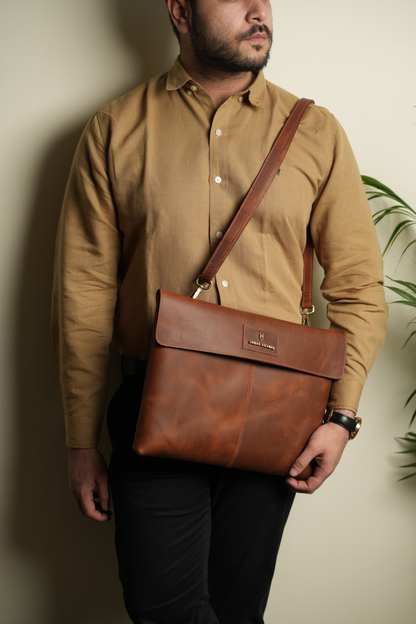 Glide Wrap Tan Laptop Sleeve