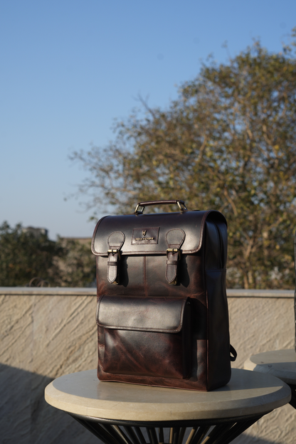 Bolt Brown Backpack
